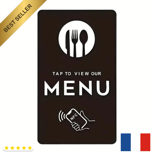 Plaque restaurant bar - , menu