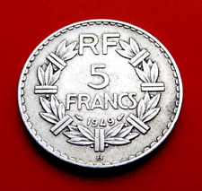Pièce de 5 FRANCS  1949  B  " ALU "  LAVRILLIER