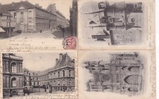 Lot de 4 cartes postales