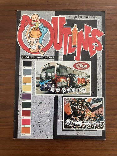 Outlines graffiti magazine - outlines,
