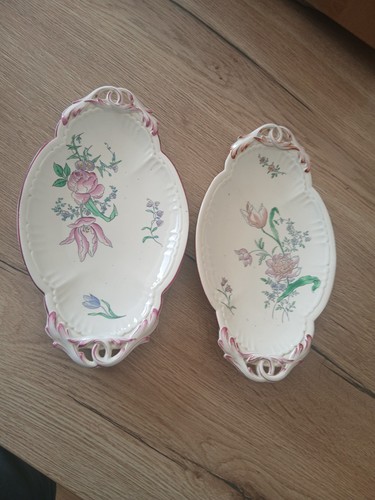 Plat ravier faience fine - ravier, en