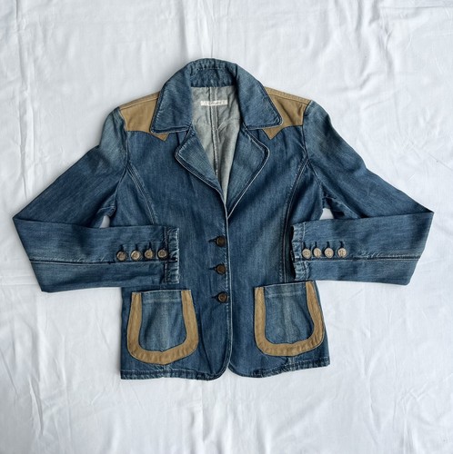 Veste jean style cowboy - jean,