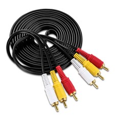 3 RCA à 3 RCA Composite Audio