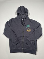 REEF Hoodie Mens Small Gray
