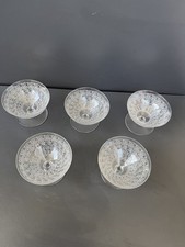 5 Coupe Champagne en cristal