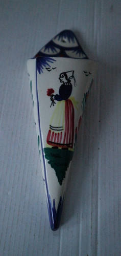 Bouquetiere vase cornet - , en