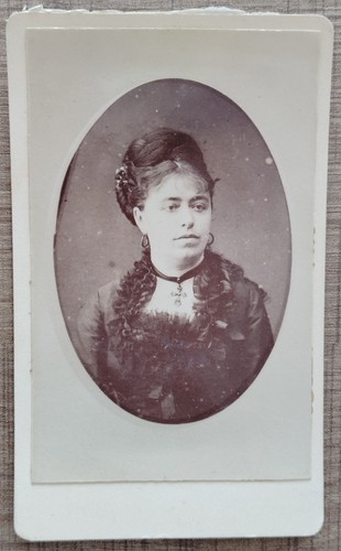Cdv femme chignon - cdv, au