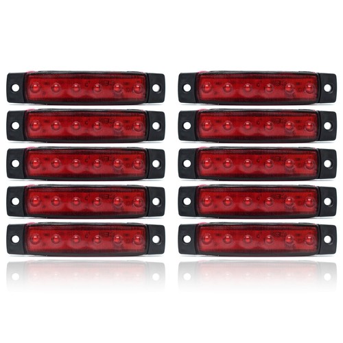 10x 12v leds rouges - 10x, de