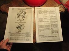 1 Copie actuelle Carton Emploi Ancien Gonfleur Station Service MICHELIN Bibendum