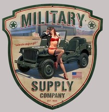 STICKER PINUP MILITARY US ARMY