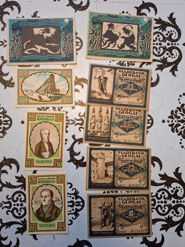 Allemagne 9 notgeld - -,