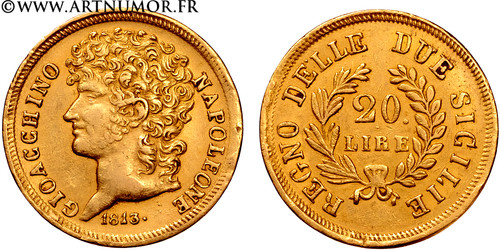 Royaume naples 20 lire - -,