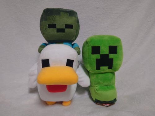 Lot peluches minecraft - de,