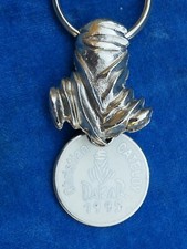 SUPERBE RARE ++ TOP ++ PORTE-CLES JETON Key ring token DAKAR 1995 YAMAHA TOUAREG