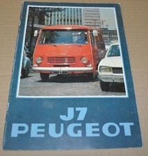 1978 Peugeot J7 Brochure