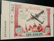 1940".ANCIENS COMBATTANTS COLONIAUX"n°0,808,476"Loterie Nationale".1940".12è tr