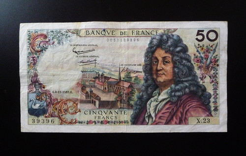 Billet francs racine - billet,