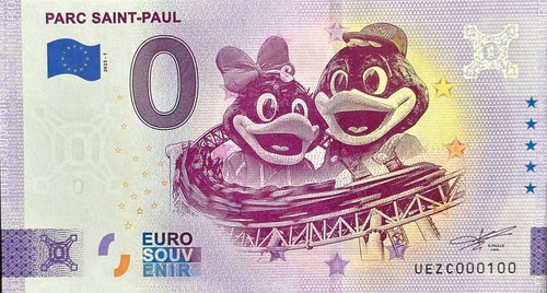 Billet euro parc saint - ,