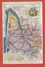 CPA -CHROMO -CHOCOLATERIE D'AIGUEBELLE - DEPARTEMENTS - GIRONDE