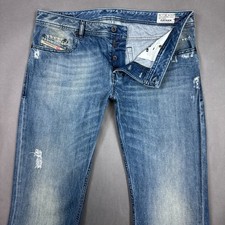 Diesel jeans mens 38x32 blue - mens,
