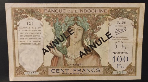 Rare nouvelle calédonie 100 - nouvelle,