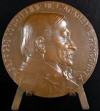 Médaille à Georges Moinaux Moineau Courteline dramaturge académie Goncourt medal