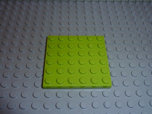 Plaque lego lime plate - plaque,