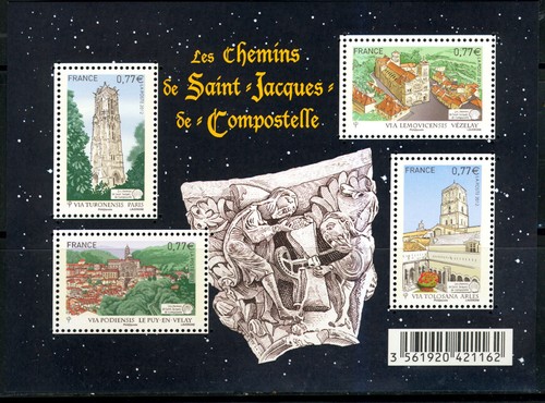 France bloc 4641 - chemins, de
