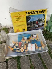 RARE le petit train interlude Maurice brunot ORTF en bois marque educo