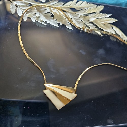 Collier vintage monet - collier, métal