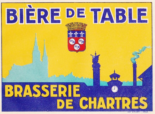 Etiquette brasserie de - brasserie,