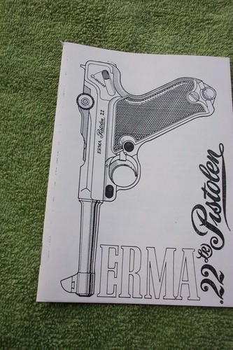 Erma 22lr pistolen manual for - 22lr,