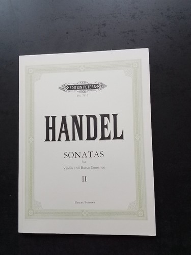 Partition handel sonates - -,