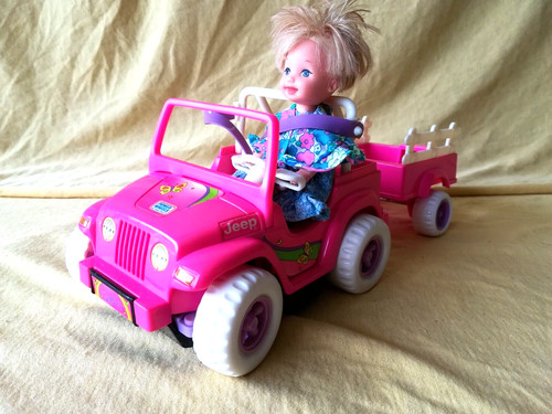 Barbie jeep shelly avec - jeep,