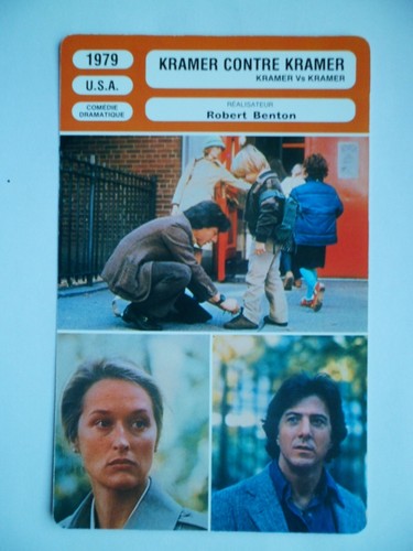 Carte fiche cinema 1979 kramer - carte,