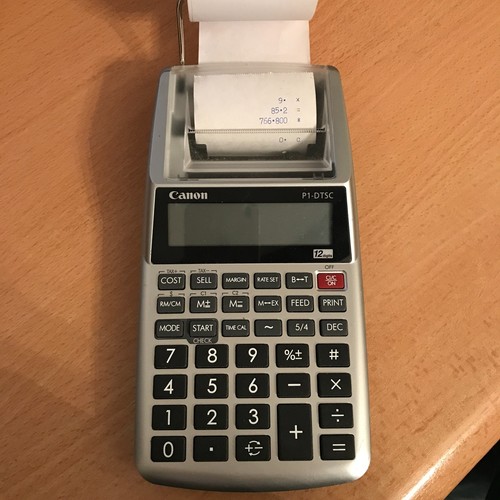 Canon calculatrice dtsc - calculatrice, ii