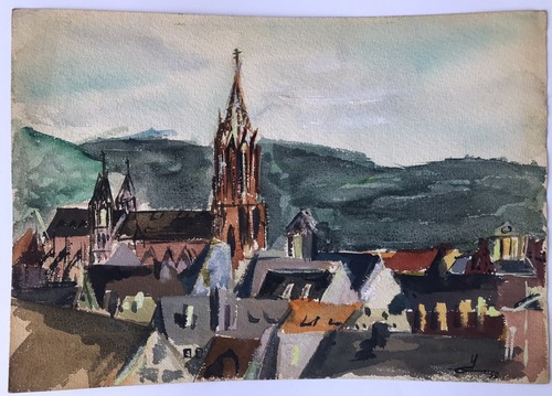 Tableau peinture aquarelle - tableau,