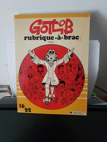 Gotlib rubrique brac tome - la, a