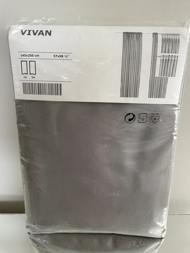 New ikea vivan gray - ikea, curtains