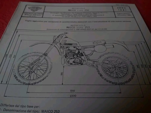 Moto maico 250 - moto, cross