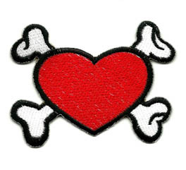 Ecusson patch coeur - patch,