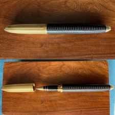 Louis Vuitton Roller Ball Pen Doc Black Leather - Stylo Bille Cuir Noir