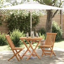 Ensemble de salle à manger pour jardin 3 pcs meubles d'extérieur vidaXL vidaXL