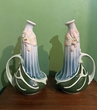 Paires De Vase Céramique Art