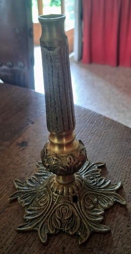Ancien pied lampe - ancien,