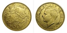 50 Francs 1950 , Monaco  500