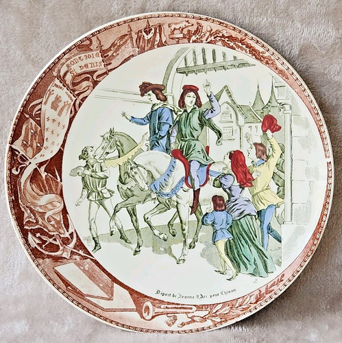 Assiette jeanne d arc - n°2, d'arc