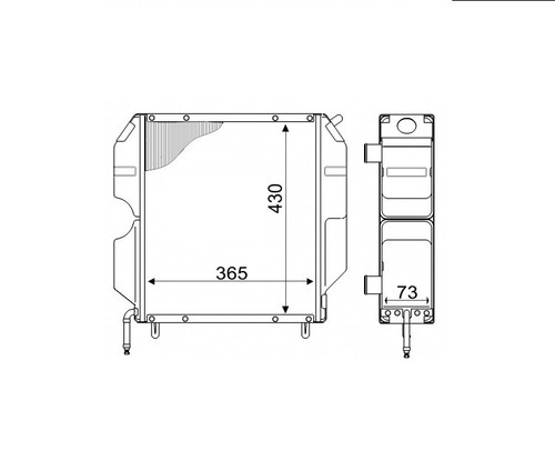 Radiator for goldoni quasar - for,