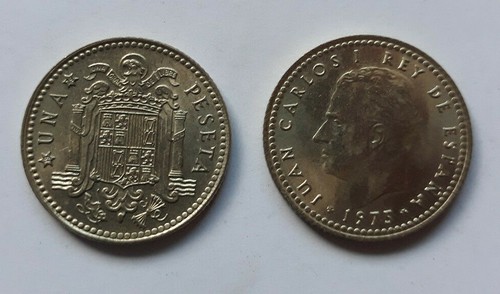 Spain coins 1975 una 1 - una,