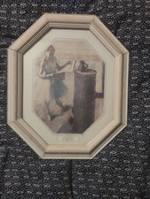 ancien tableau scene de genre